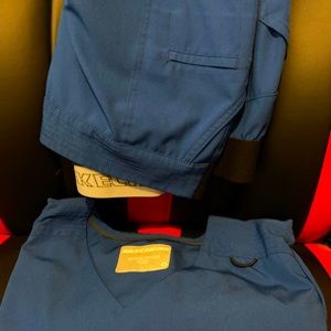 Large Baraco Royal Blue Scrub Set